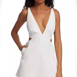Love Shack Fancy Till Cutout Taffeta Dress
